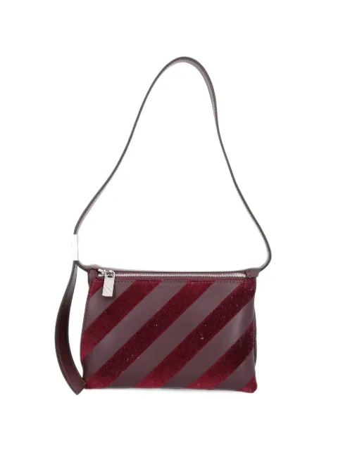Off-White Diag leather shoulder bag