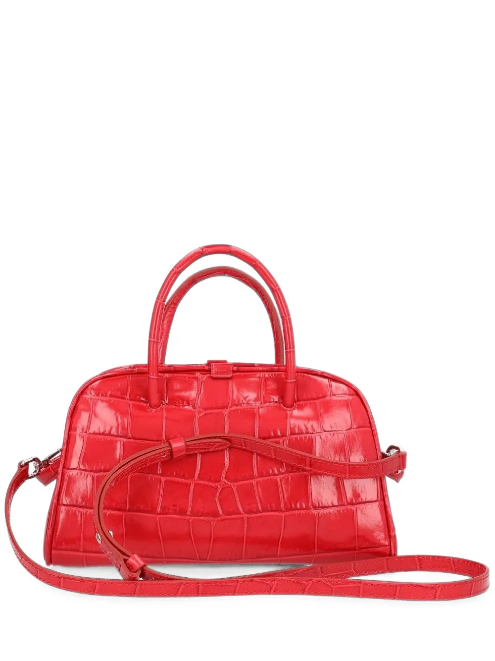 Jacquemus small Le Turismo croc-effect leather clutch bag