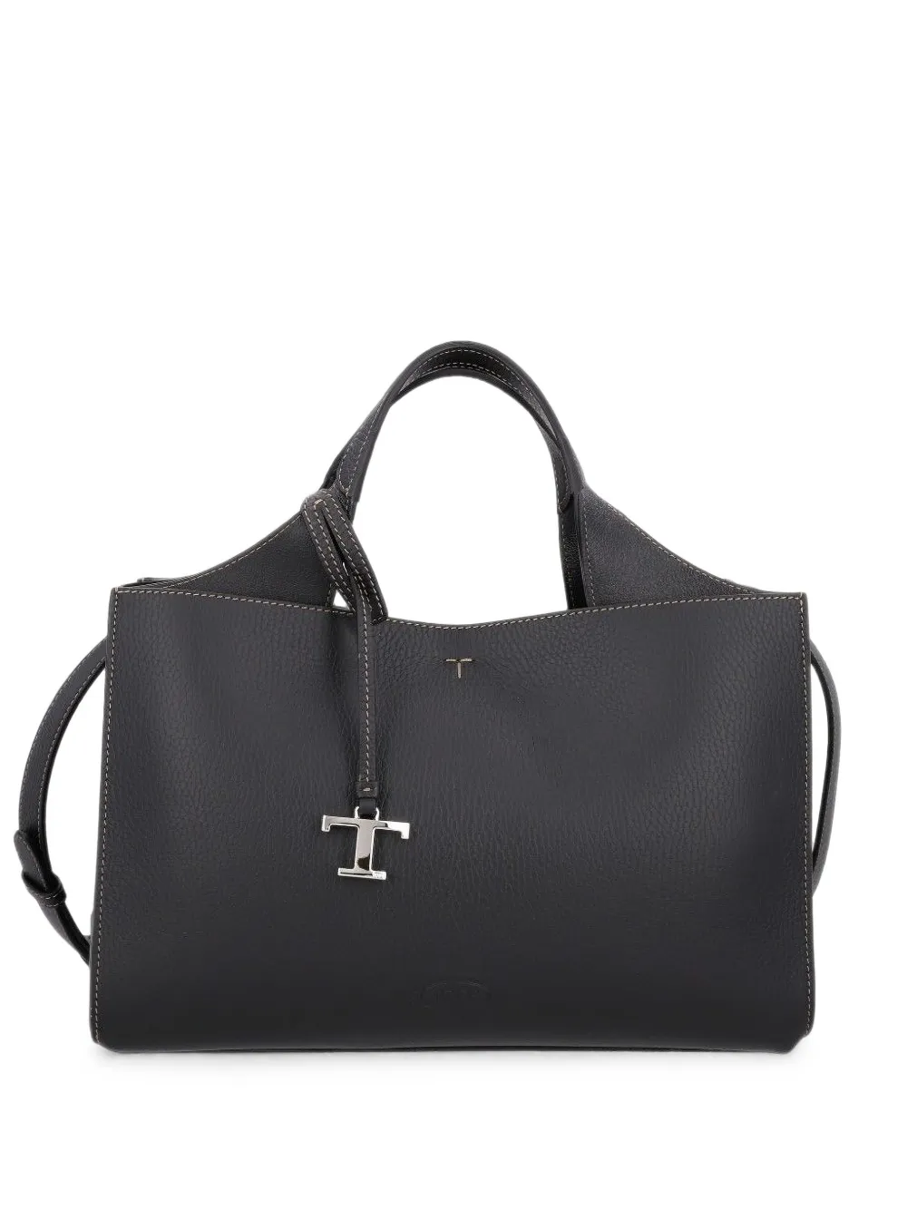 Tod's T Timeless pebbled-leather tote bag