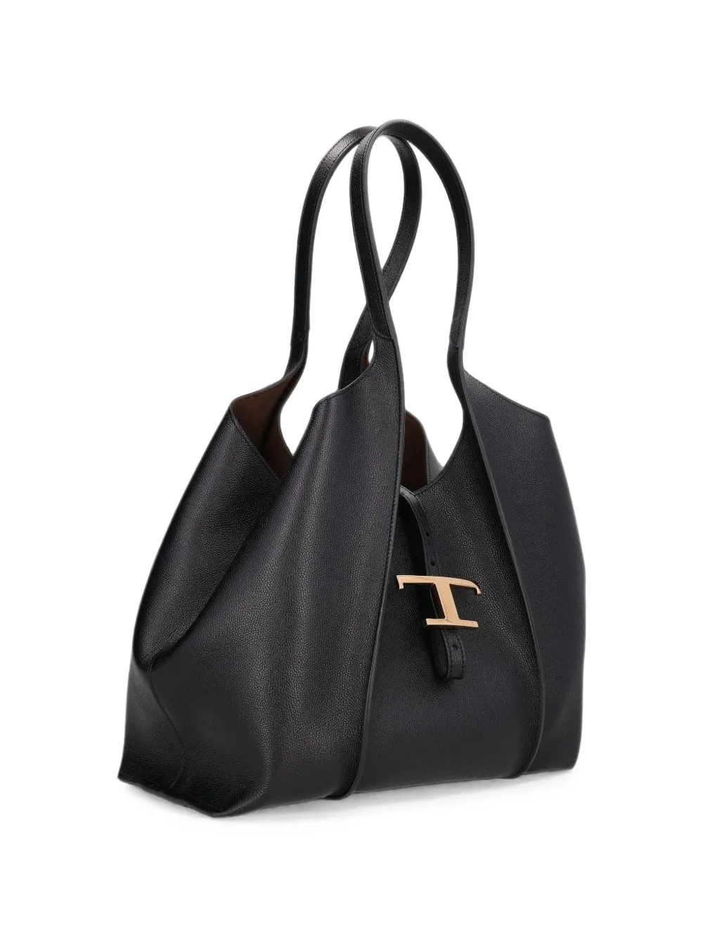 Tod's T Timeless leren shopper Zwart