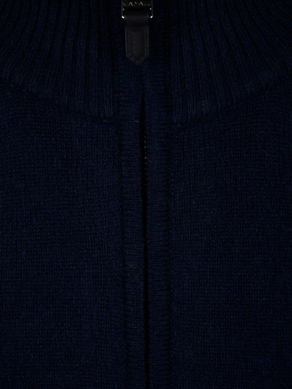 Canali Vest met hoge hals Blauw