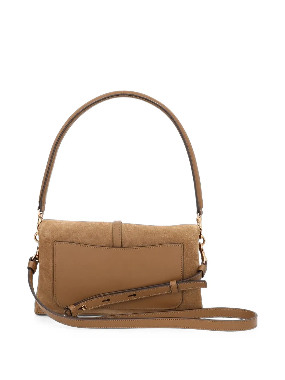 Tod's T Timeless suède mini-shopper Bruin