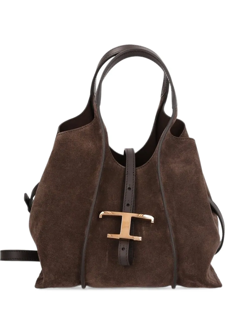 Tod's T Timeless shopping bag in suede mini