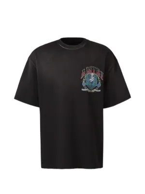 AMIRI flame-graphic T-shirt | Black | FARFETCH