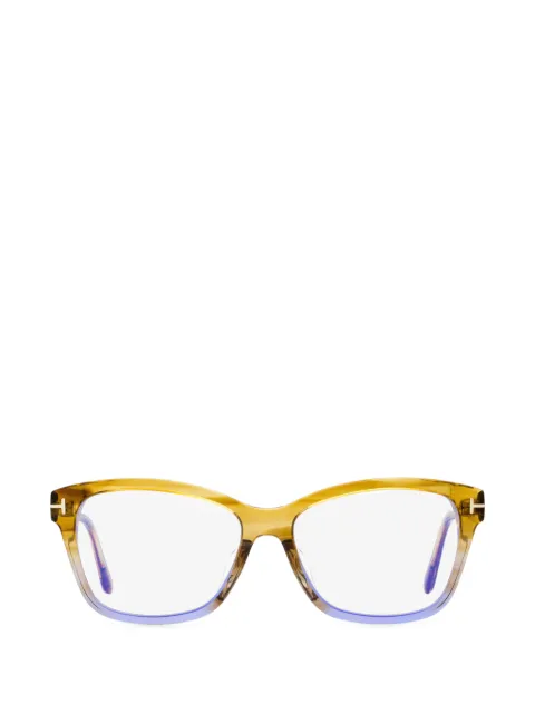 TOM FORD Eyewear T-logo rectangular-frame glasses