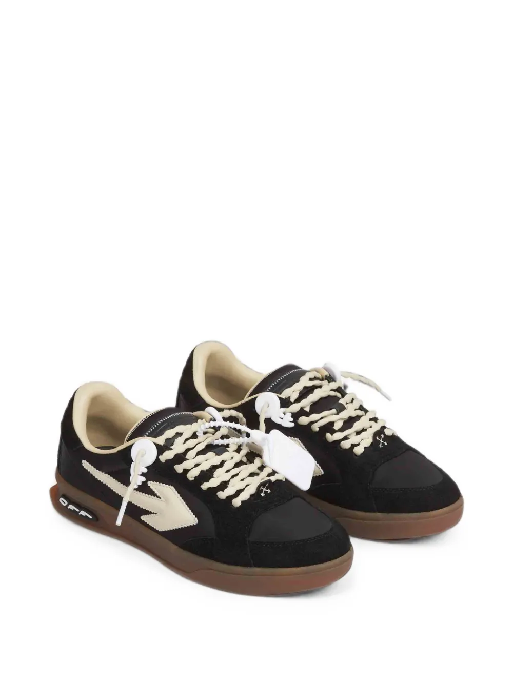 Off-White Arrows patch sneakers Zwart