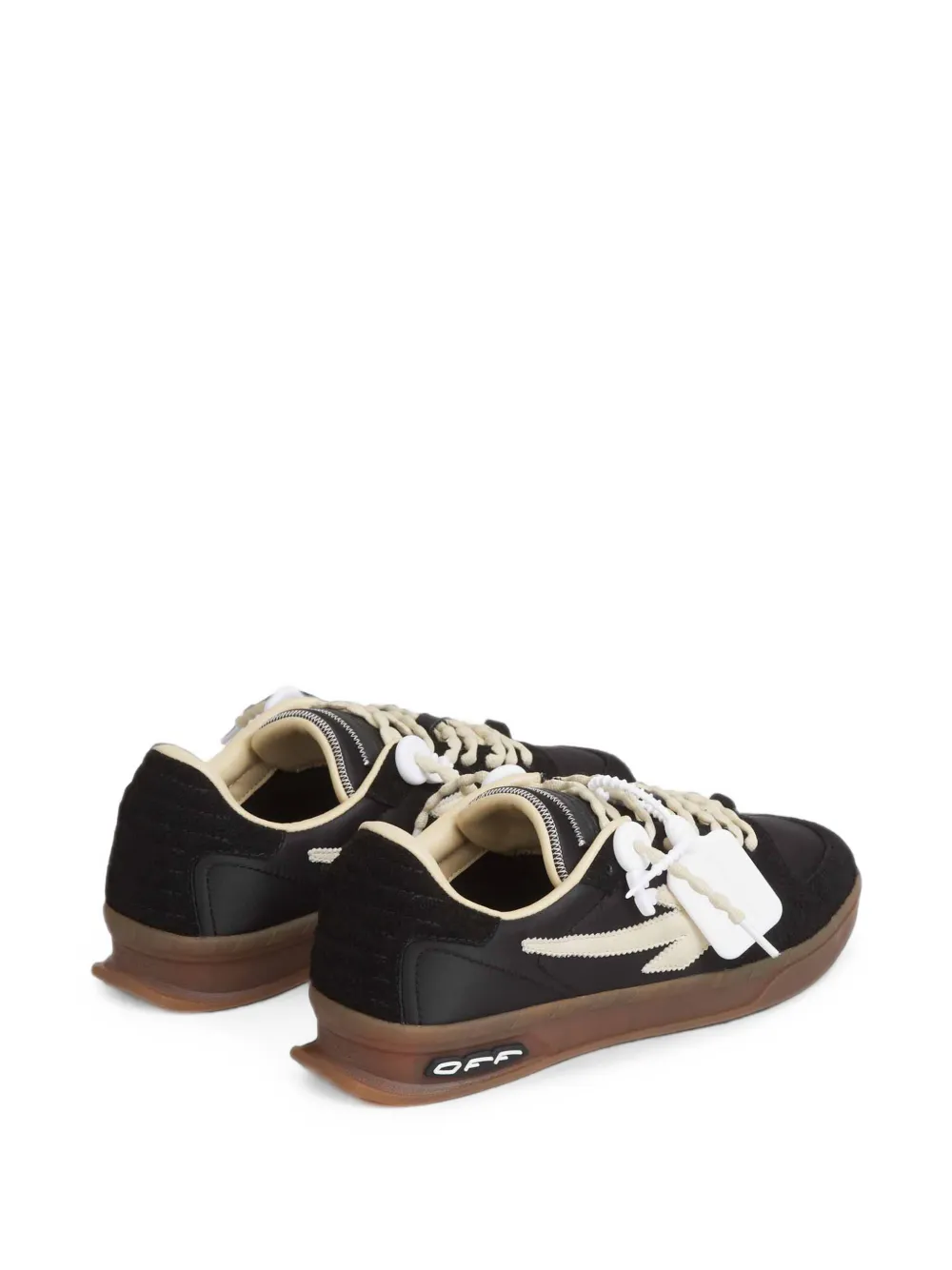 Off-White Arrows patch sneakers Zwart