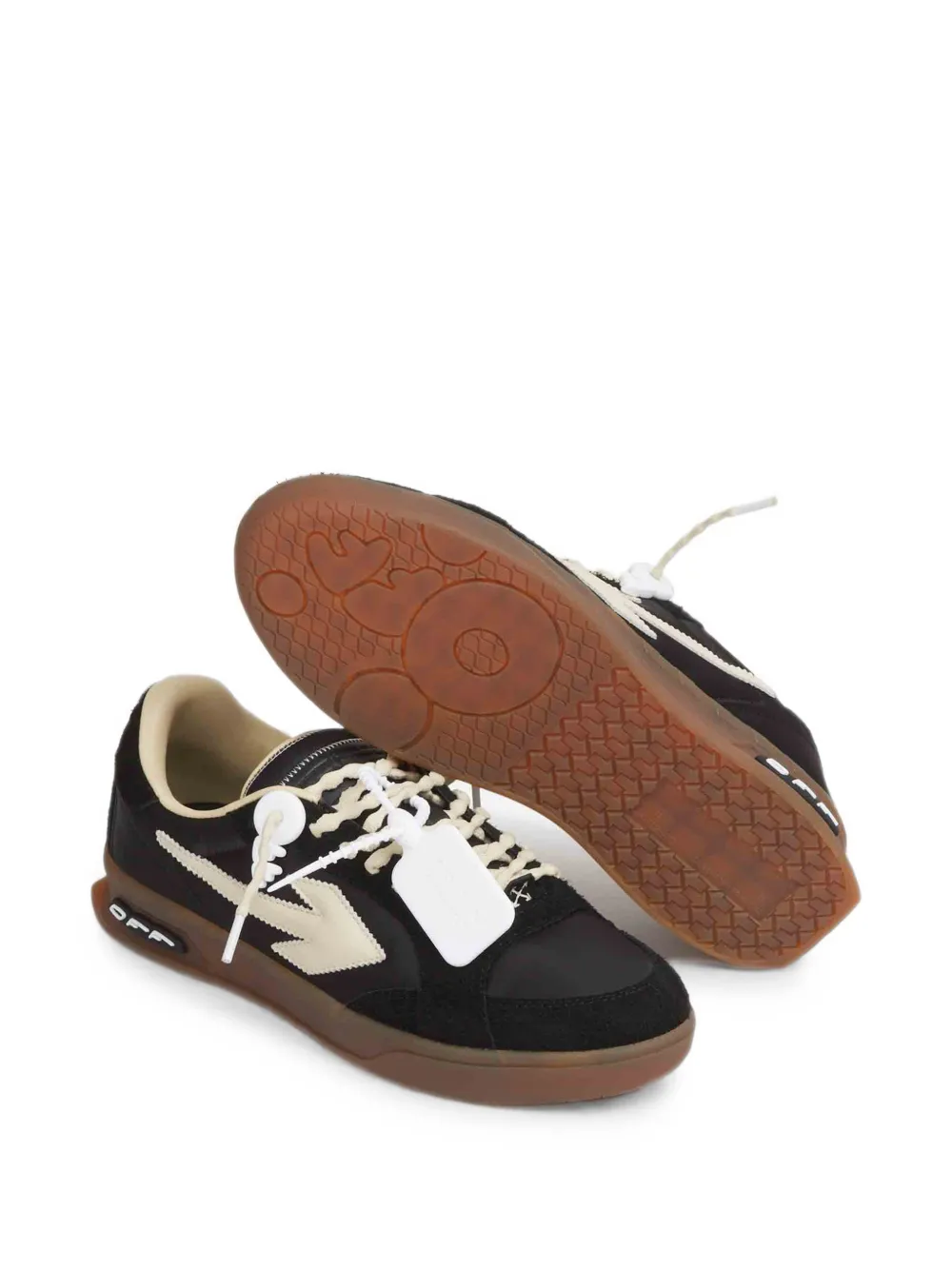 Off-White Arrows patch sneakers Zwart