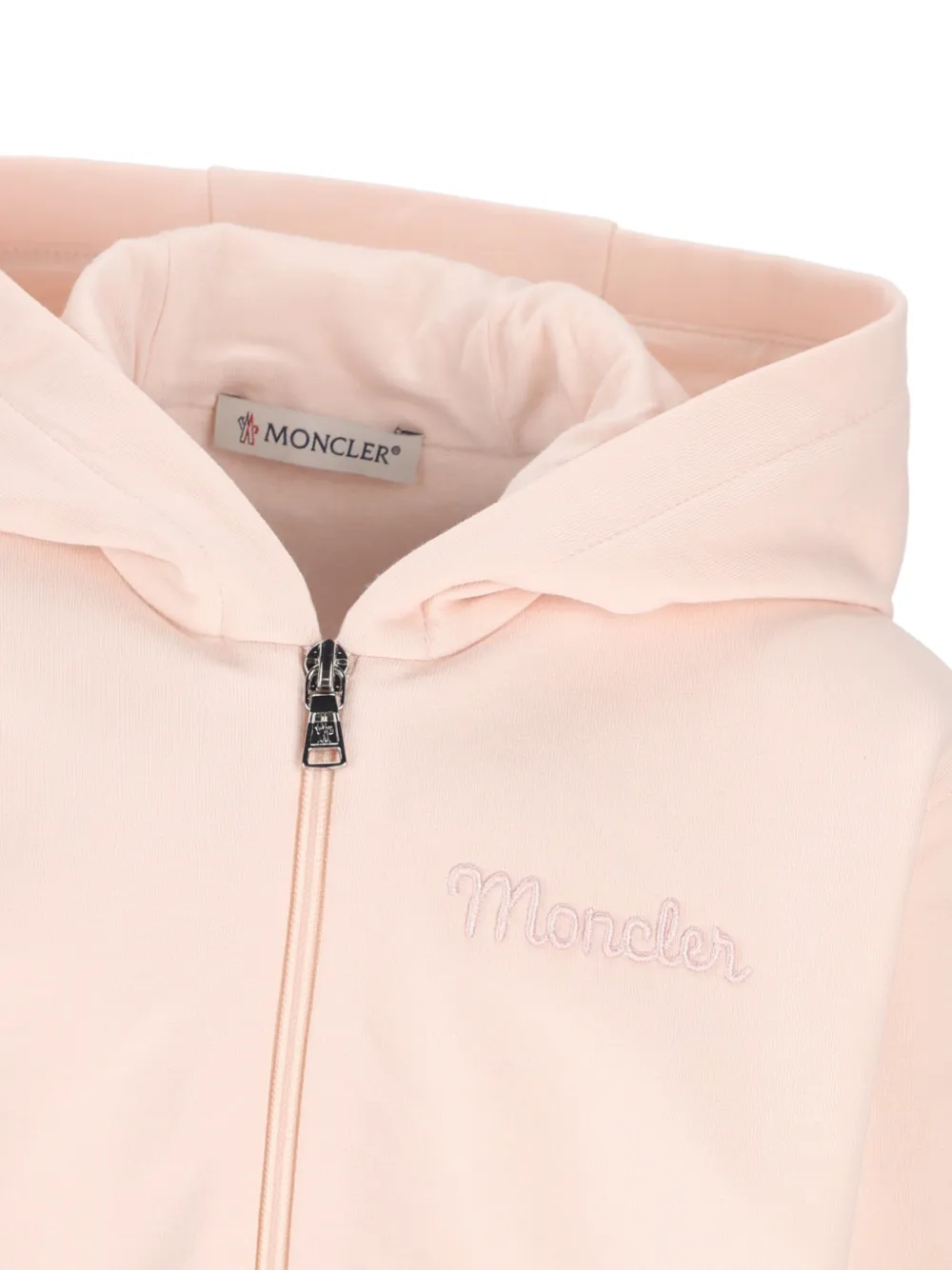 Moncler Enfant logo-embroidered tracksuit Roze