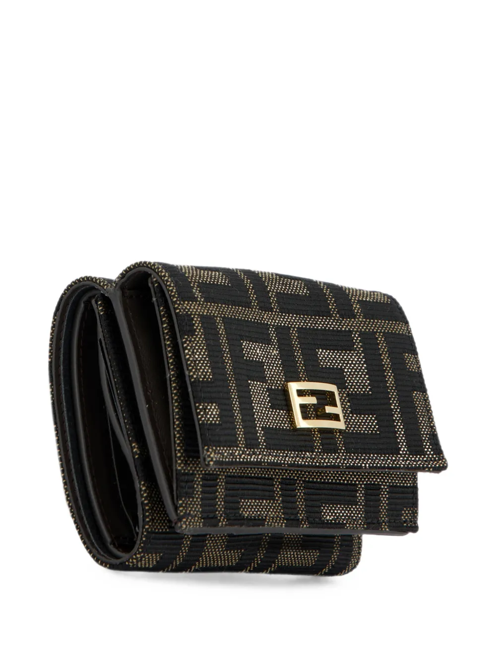 FENDI Mini Tube drievoudige portemonnee Bruin