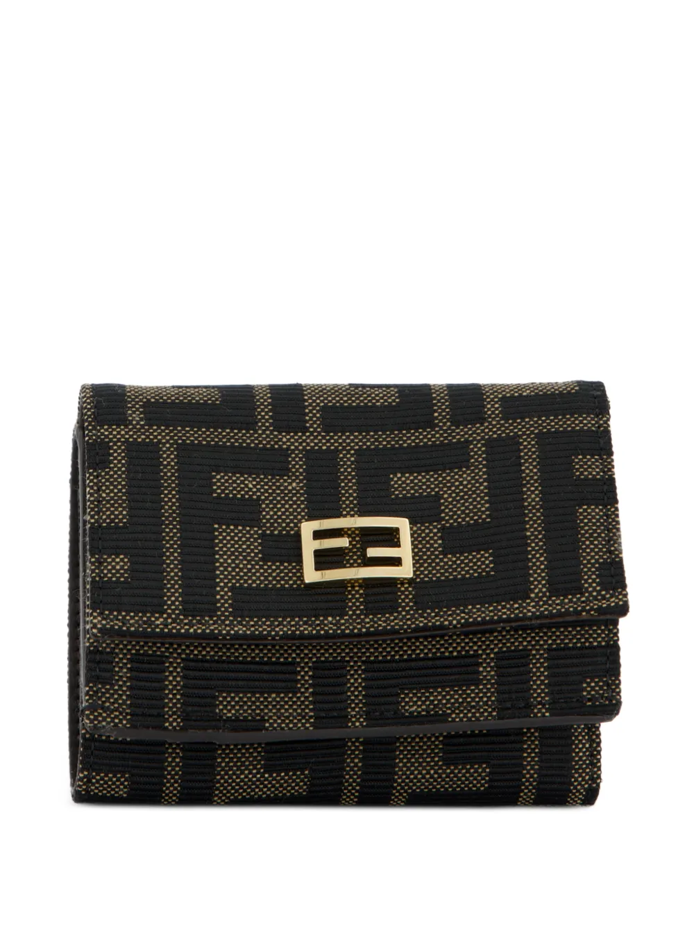 FENDI Mini Tube trifold wallet - Marrone