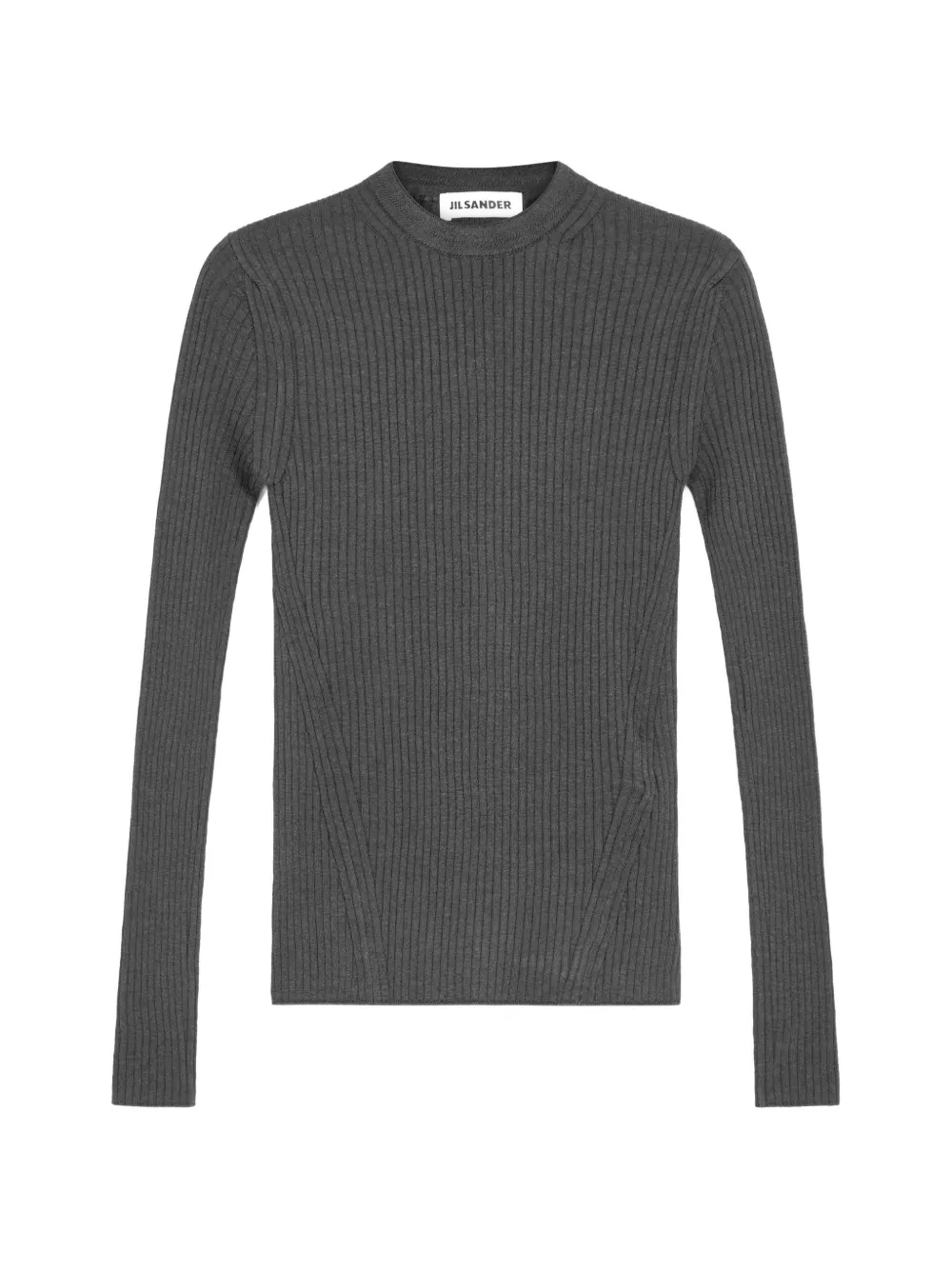 Jil Sander Lightweight Wool Blend Sweater In Grey