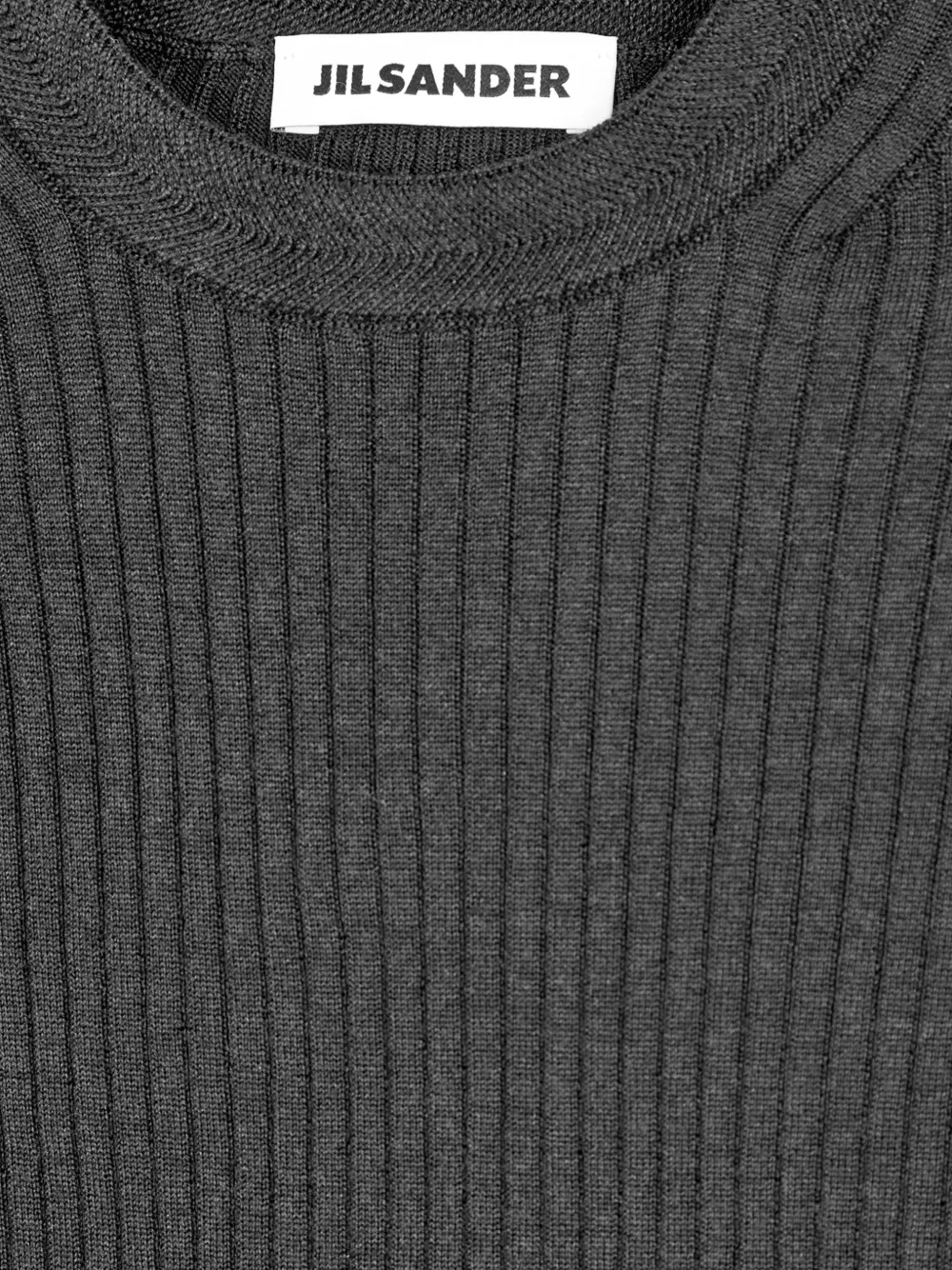 Jil Sander Lichtgewicht trui van wolblend Grijs