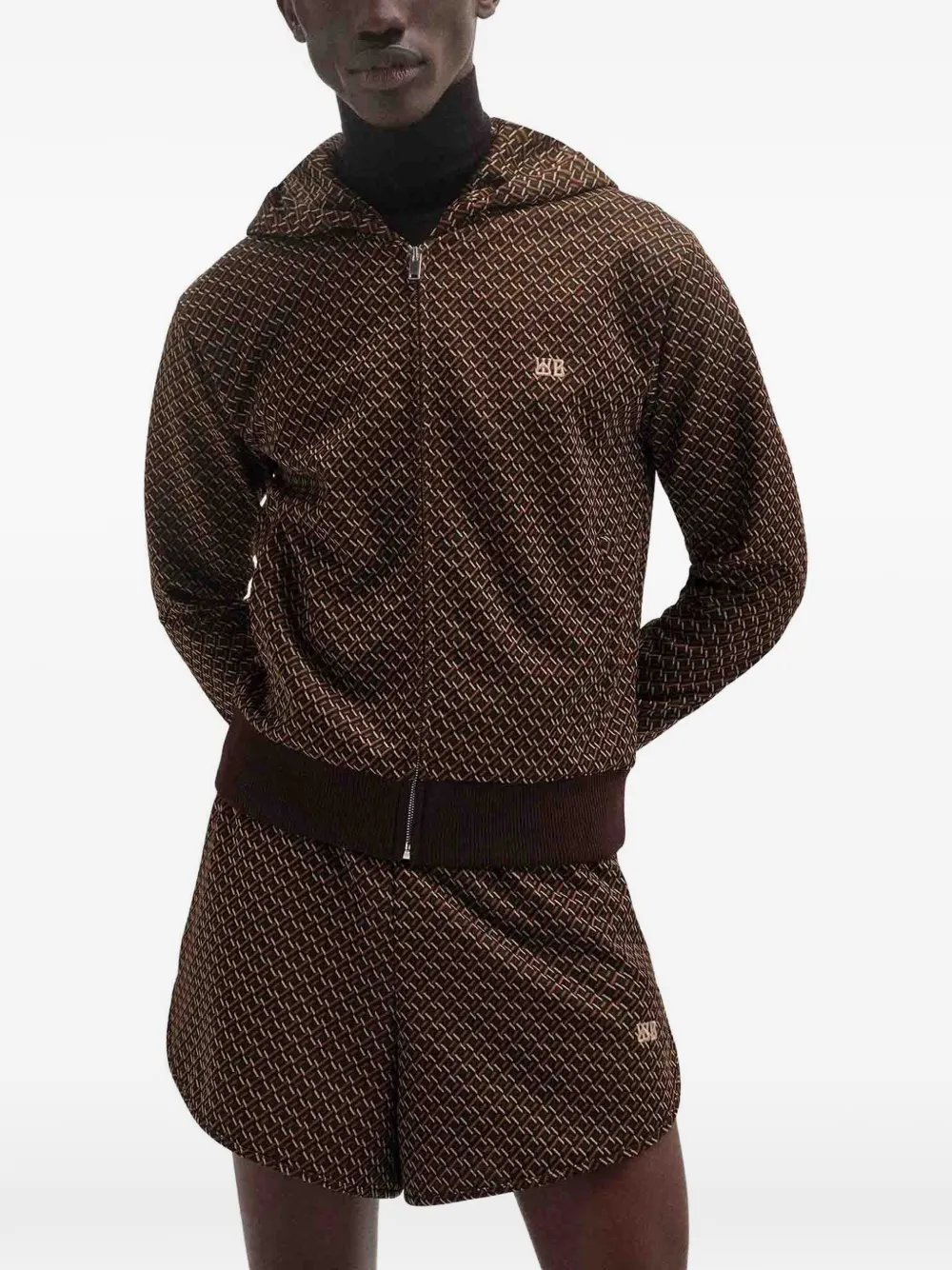 Wales Bonner jacquard hoodie