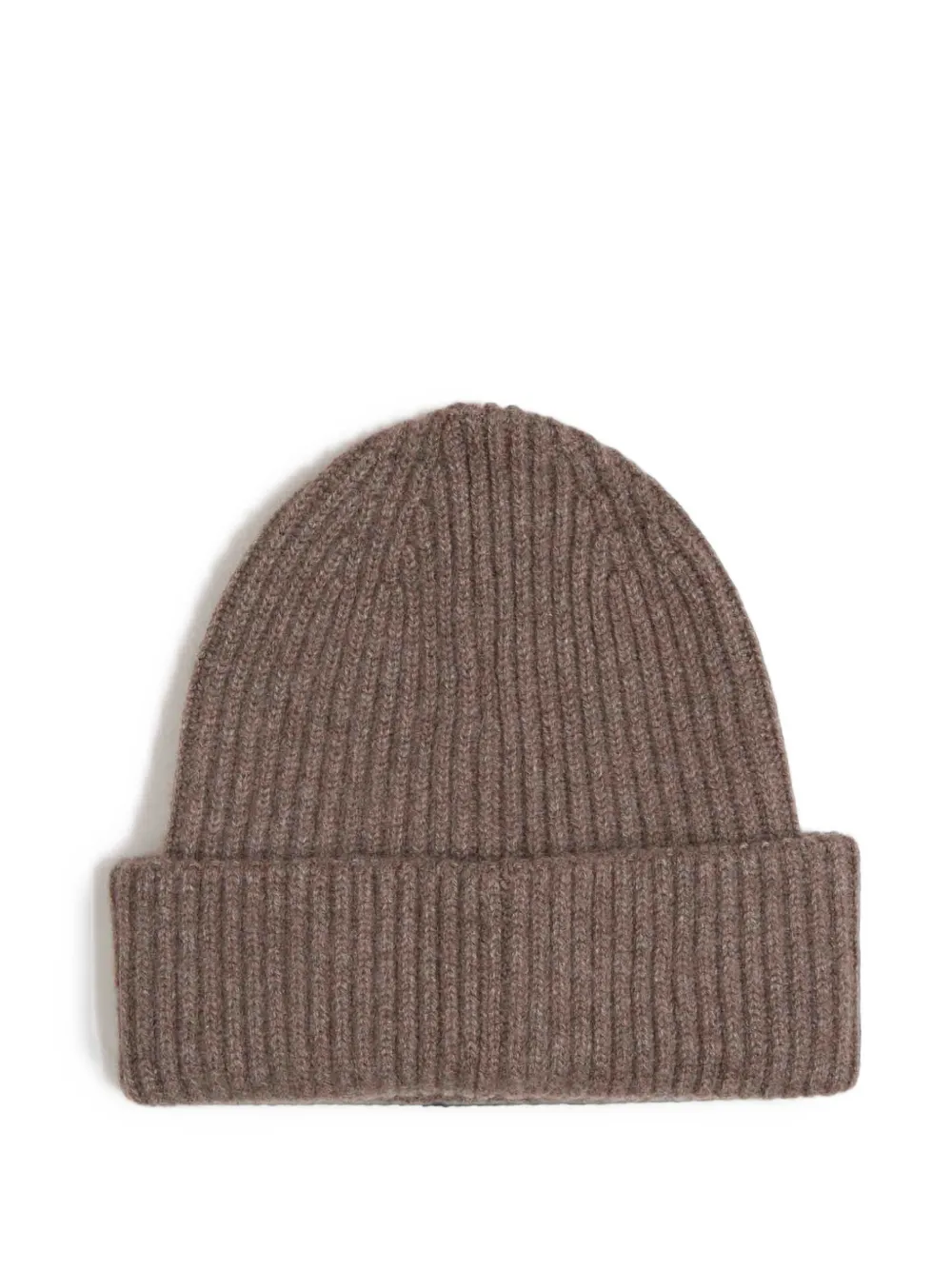Fedeli ribbed-knit beanie hat - Marrone