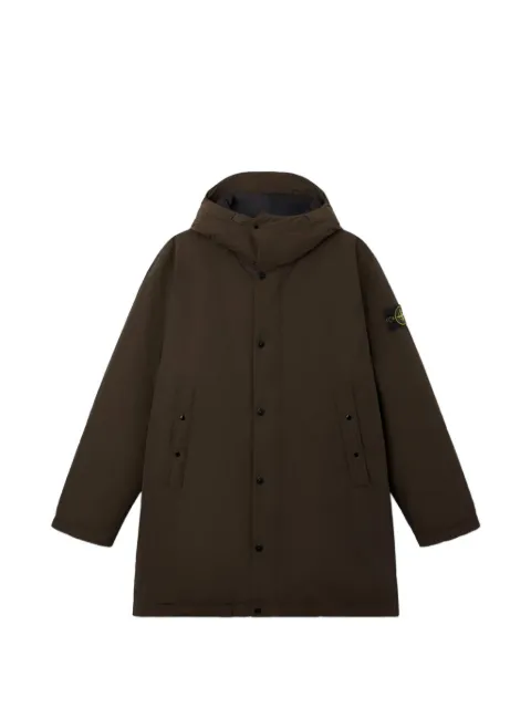Stone Island 7100006 micro reps long down parka