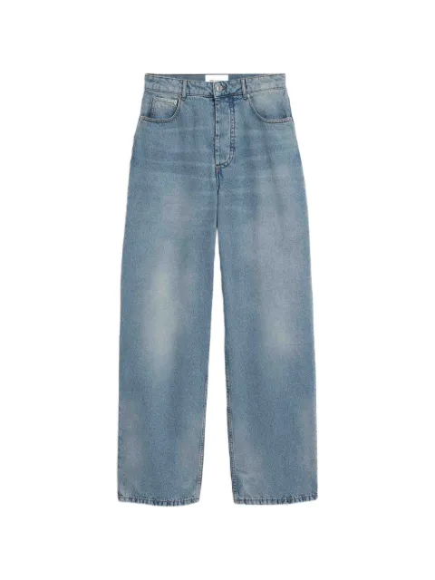 AMI Paris blue baggy-fit cotton jeans