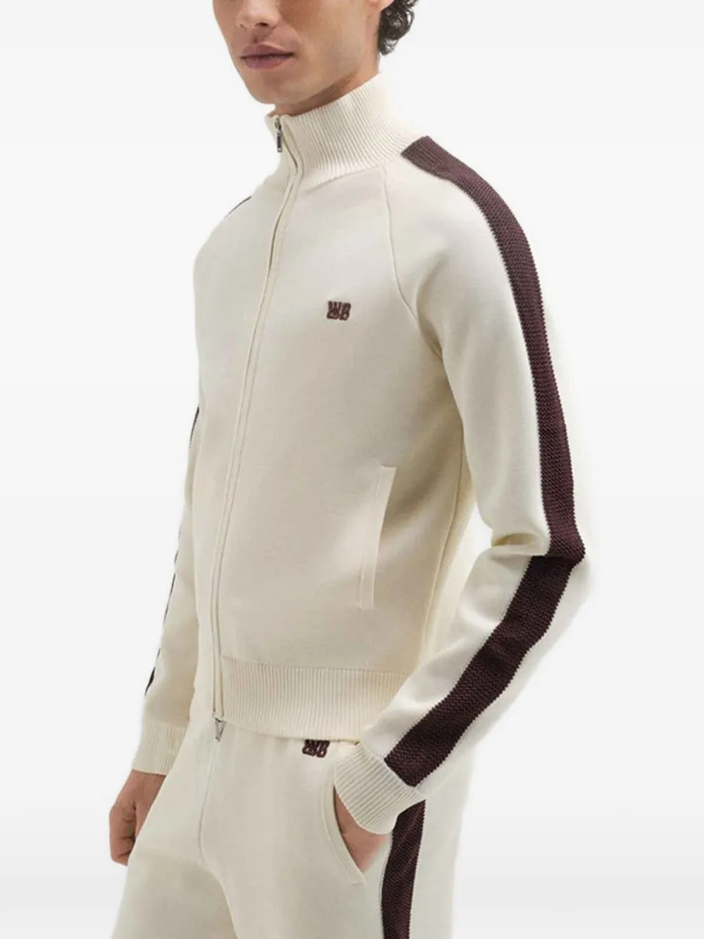 Wales Bonner Tide cardigan - Toni neutri