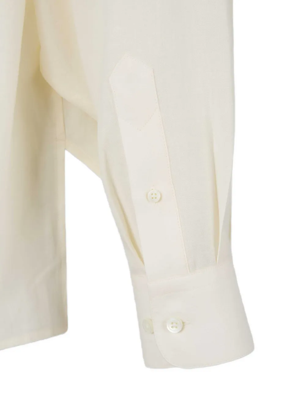 Jacquemus Katoenen overhemd met lange mouwen Beige