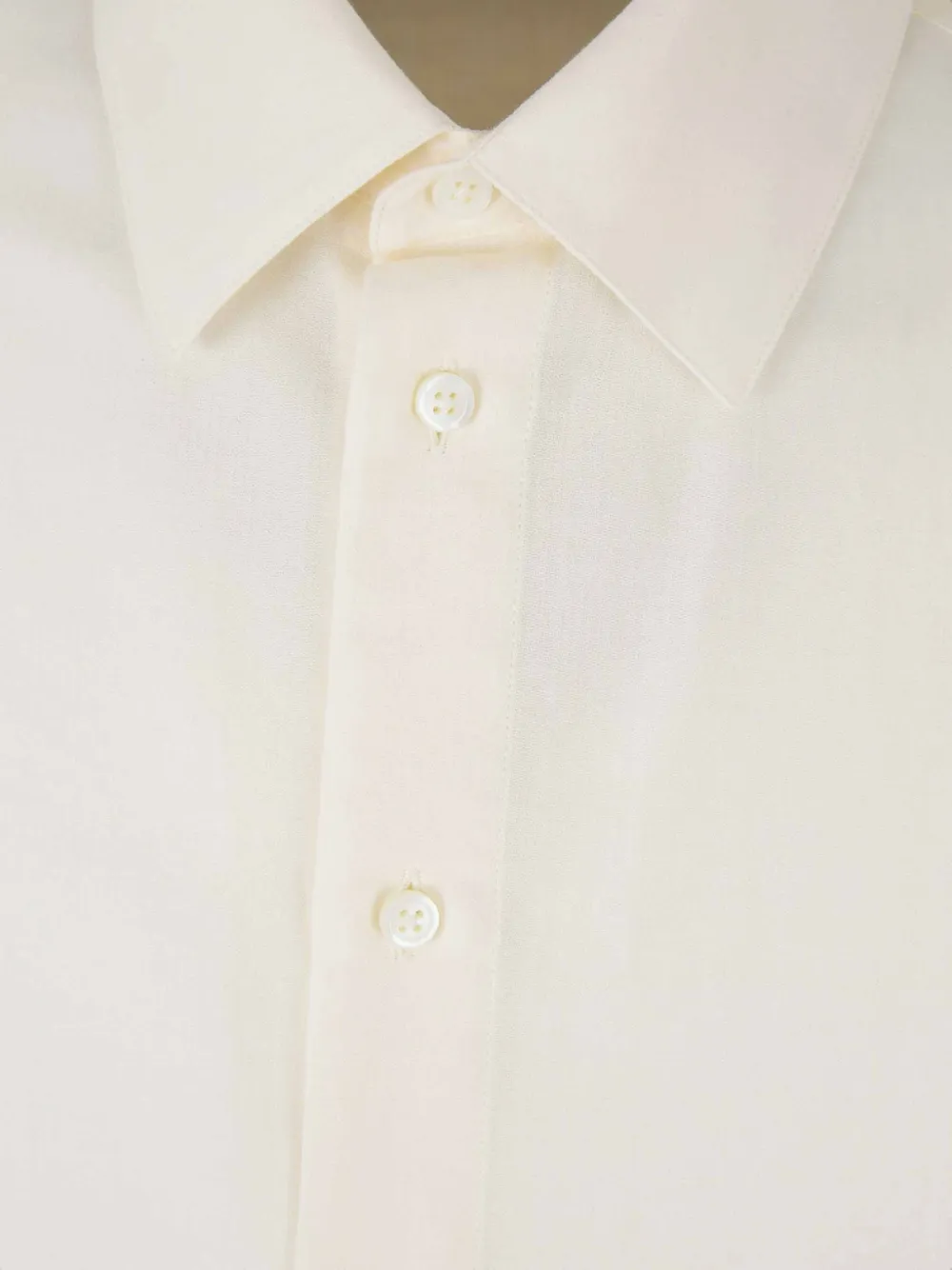 Jacquemus Katoenen overhemd met lange mouwen Beige