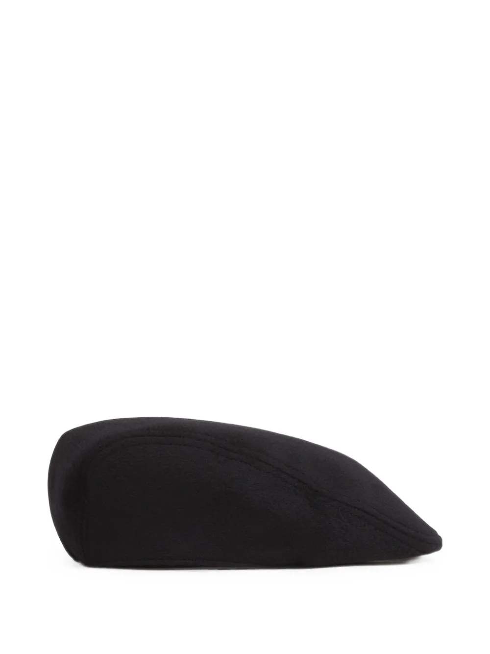 Jacquemus logo-embroidered flat cap Zwart