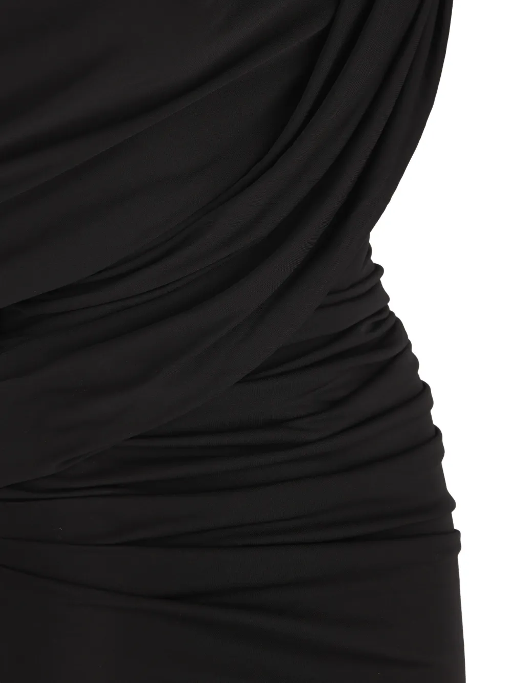 Balenciaga Gedrapeerde jurk Zwart