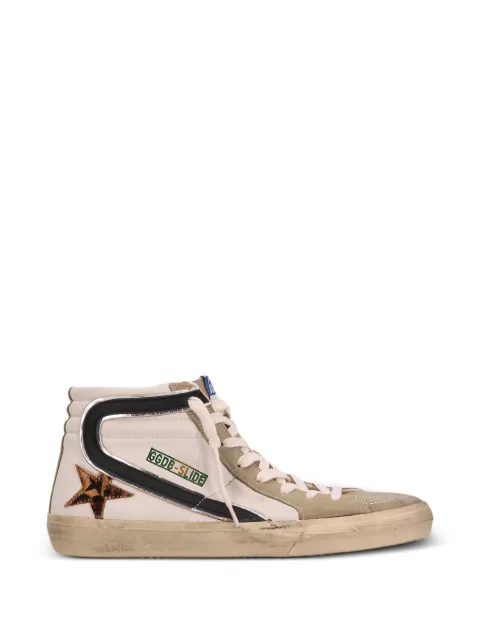 Golden Goose baskets Slide à imprimé léopard