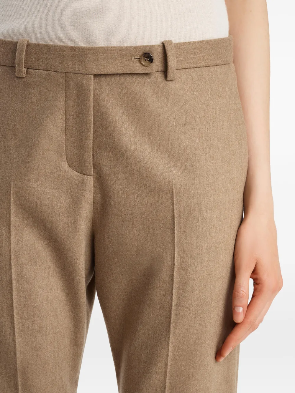 KHAITE Hunter broek Beige