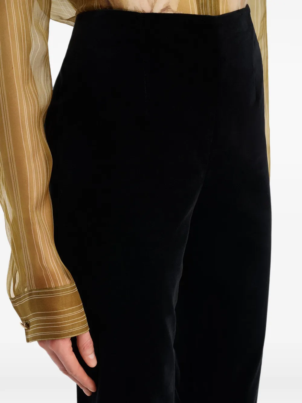 KHAITE Ryden broek Zwart