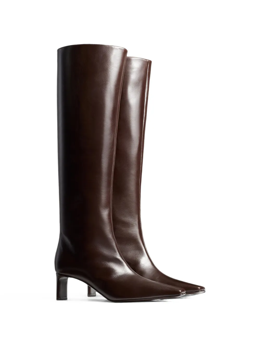 KHAITE Ona knee-high boots Bruin