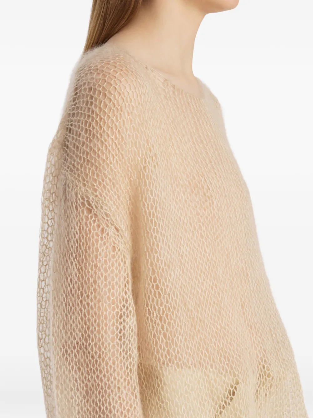 KHAITE Wendy trui Beige