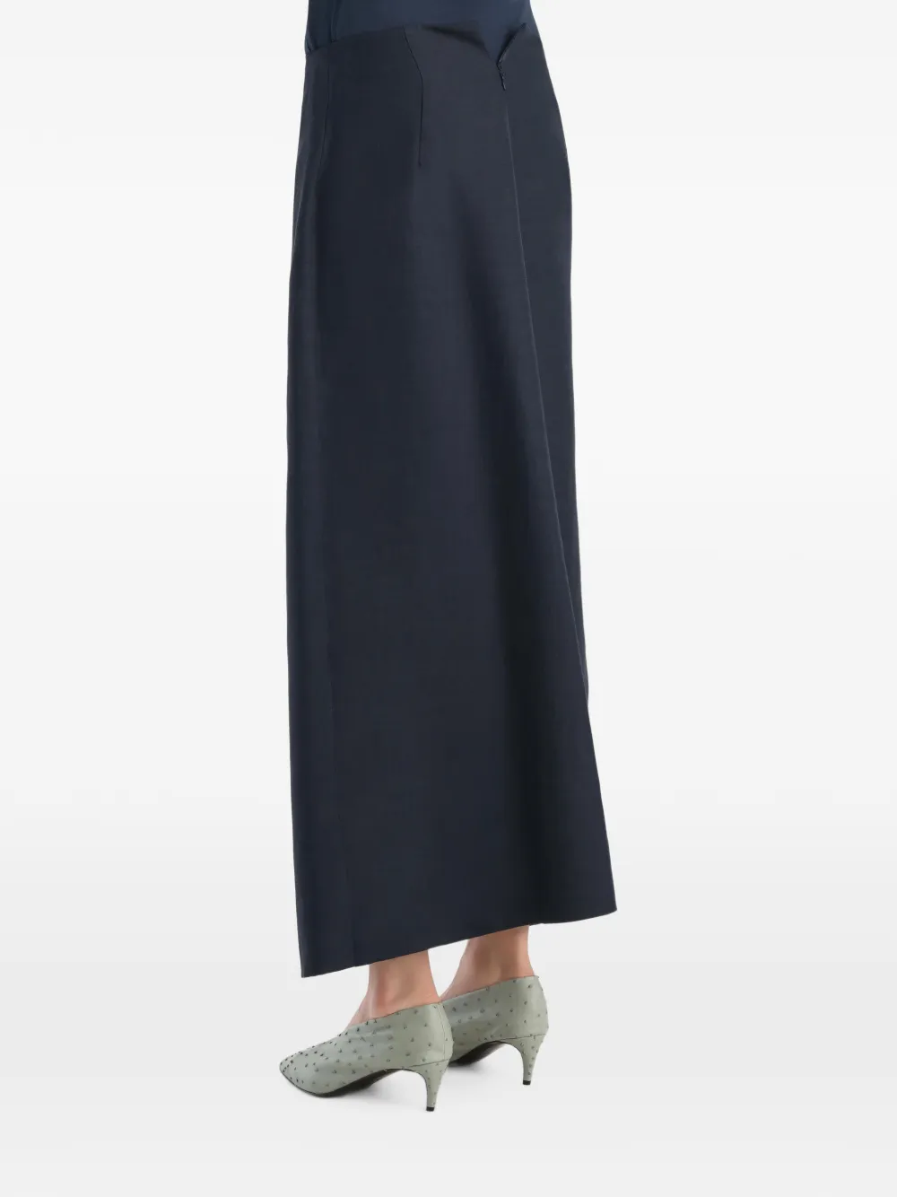 KHAITE Tal maxi-rok Blauw