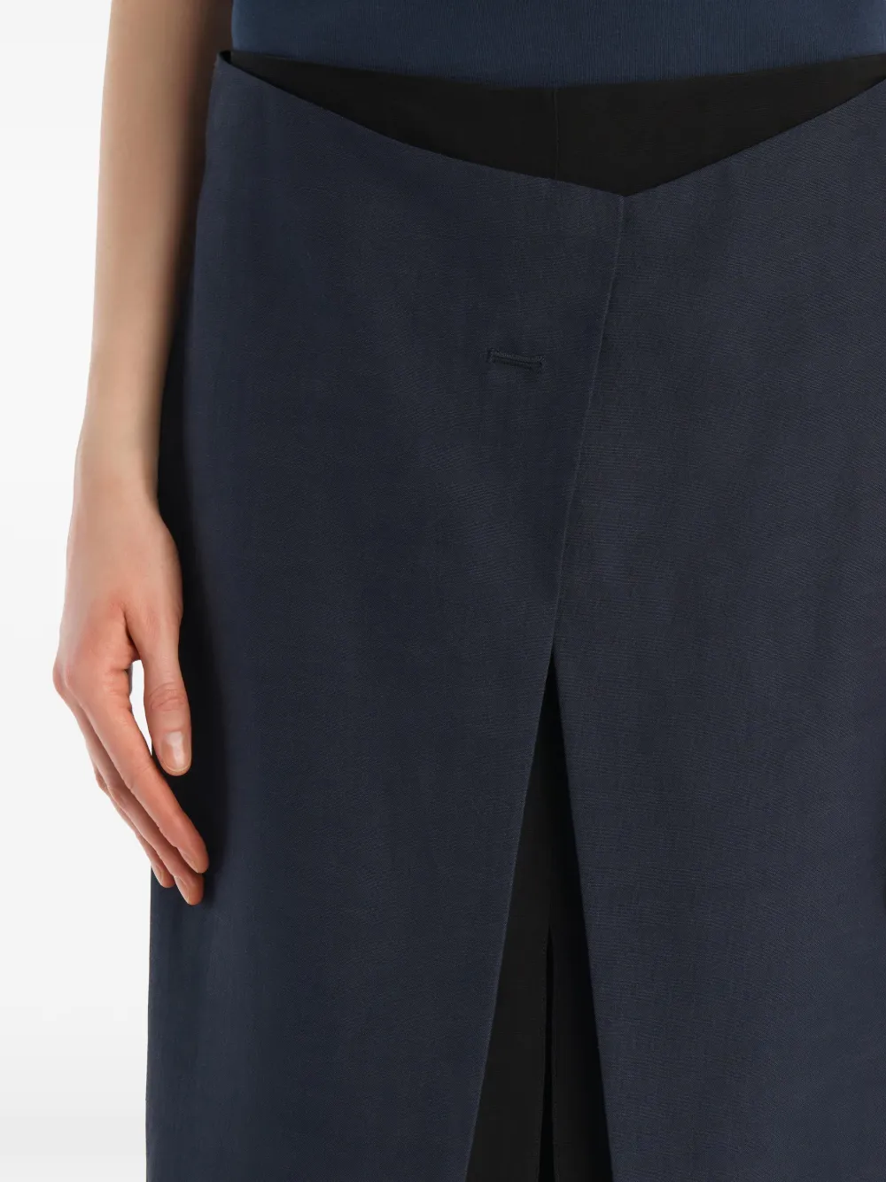 KHAITE Tal maxi-rok Blauw