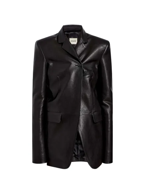 KHAITE Sarmine jacket in black leather