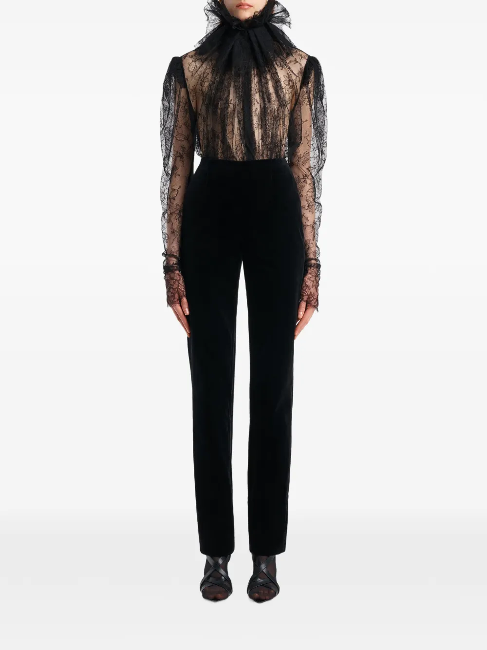 KHAITE Bonnie top Zwart