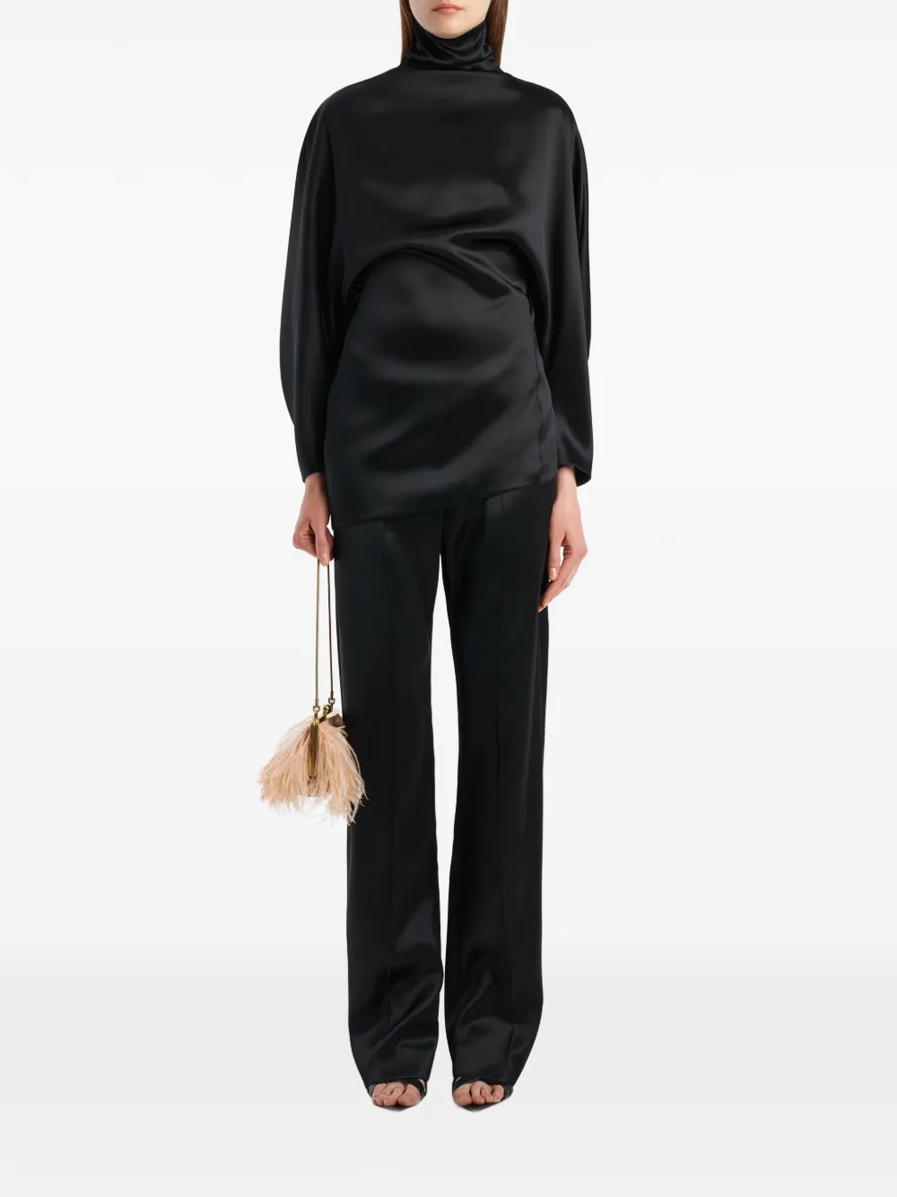 KHAITE Hunter broek Zwart