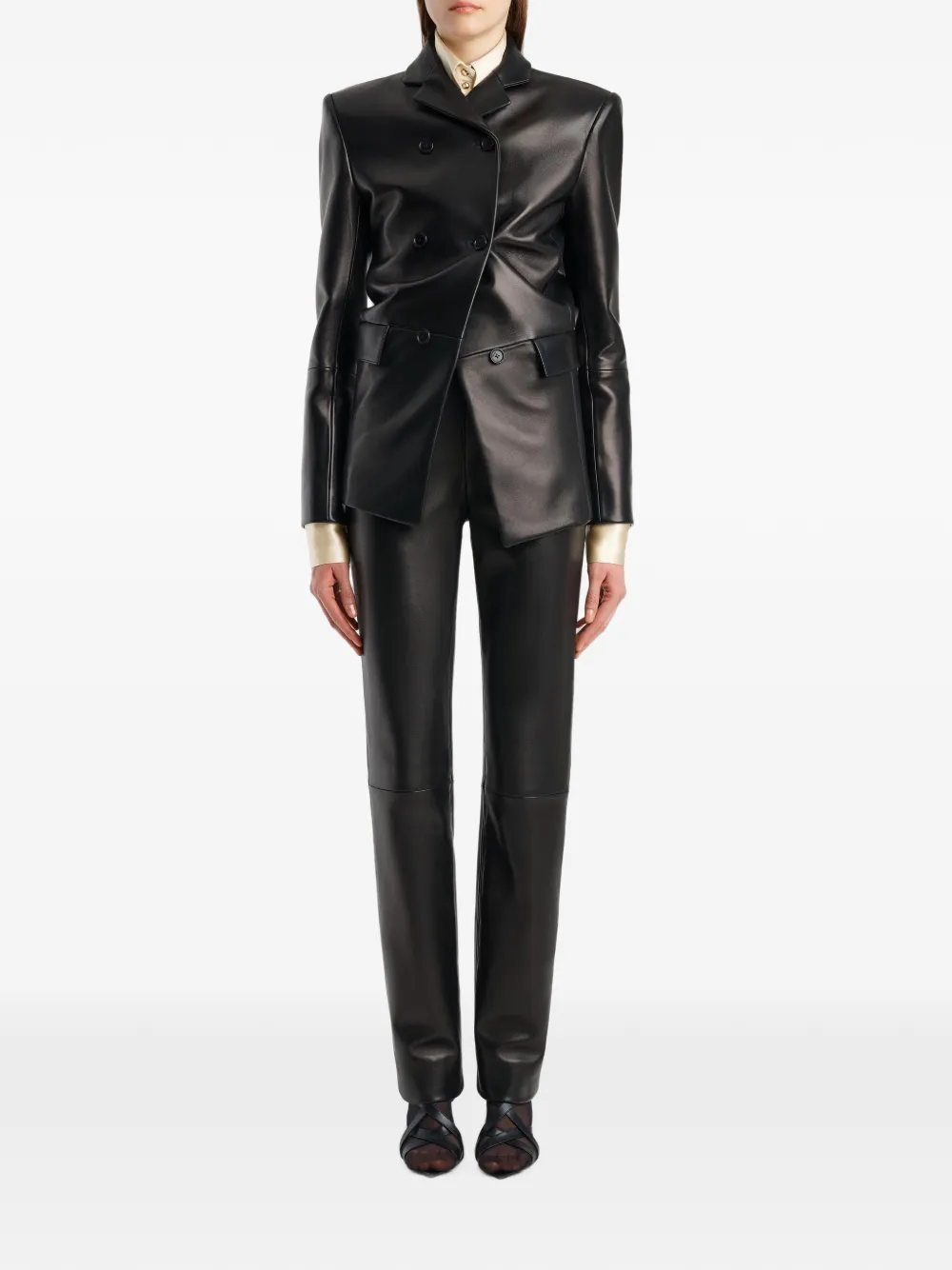 KHAITE Ryden broek Zwart