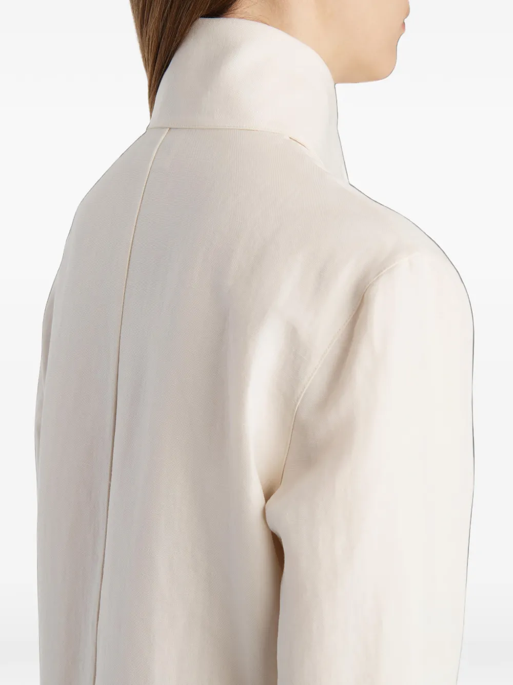 KHAITE Ivanna jurk Beige