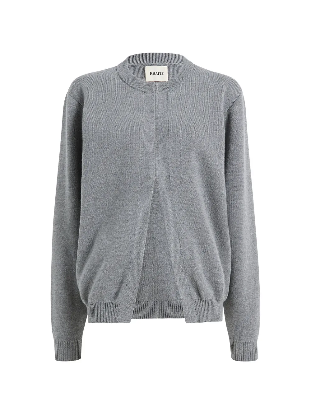 Khaite Cooper Cardigan In 그레이