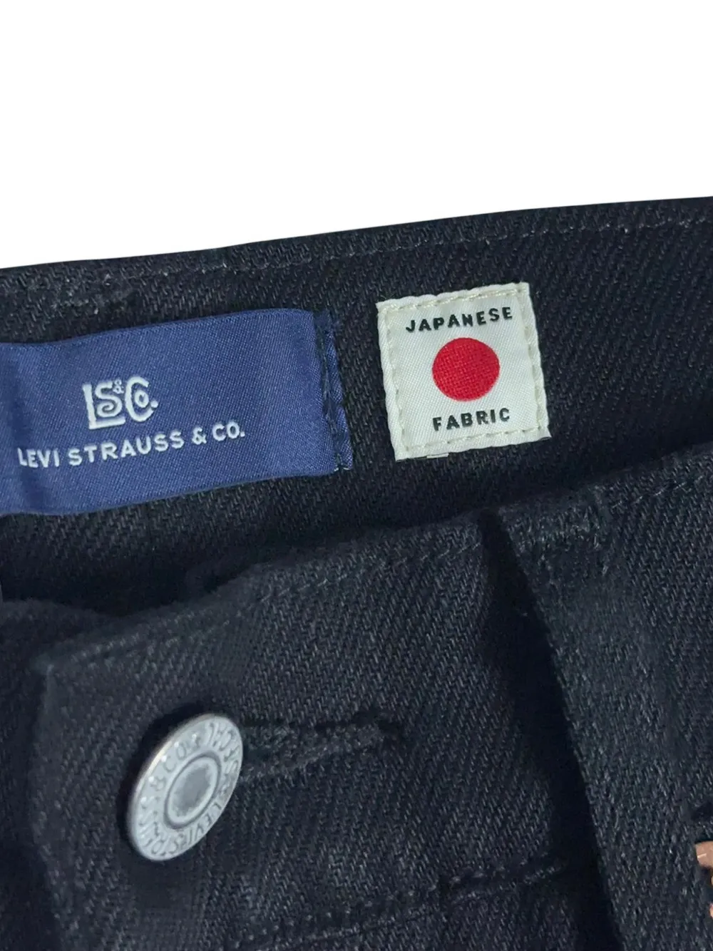 Levi's Blue Tab 502 tapered jeans Zwart