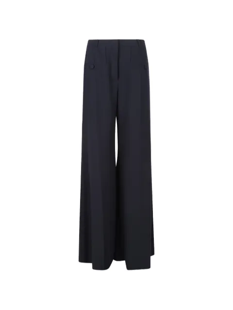 Vivetta crepe slit-detail trousers