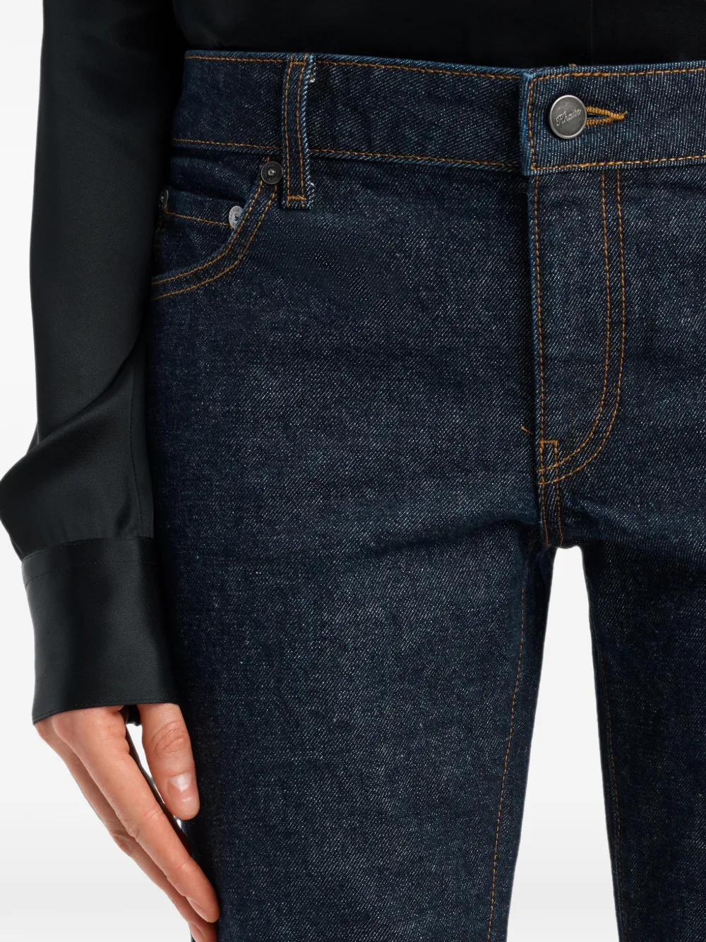 KHAITE Conforti jeans Blauw