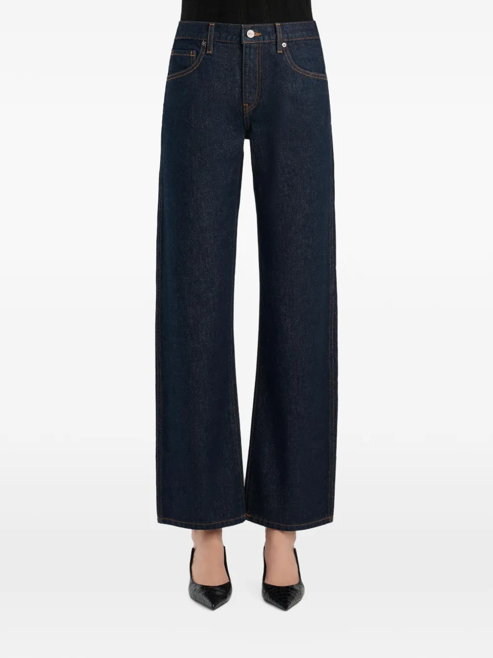 KHAITE Jeans Blauw