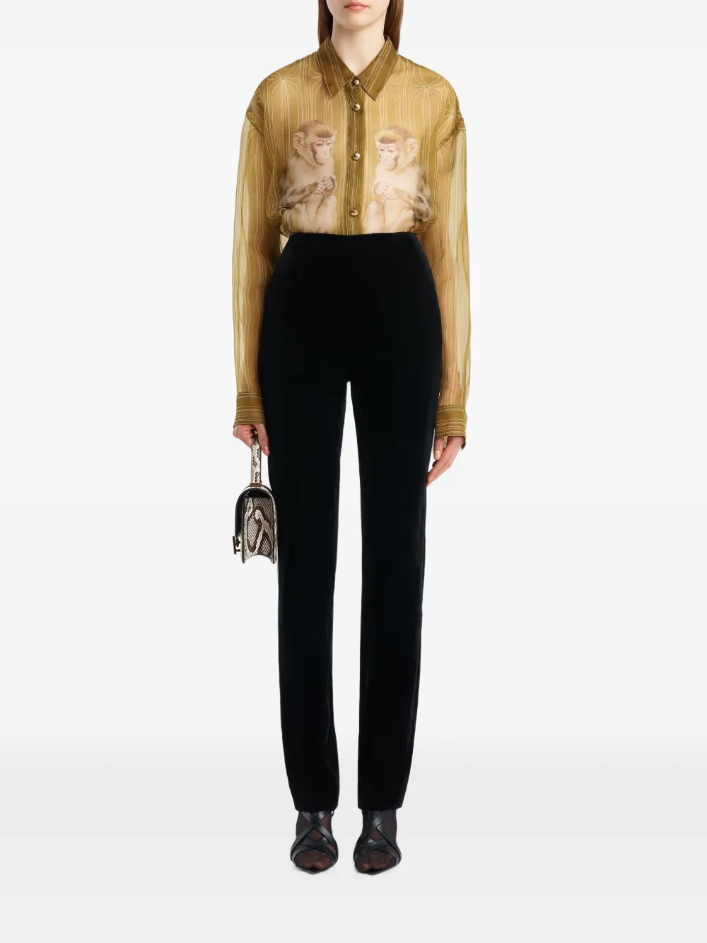 KHAITE Goya top Beige