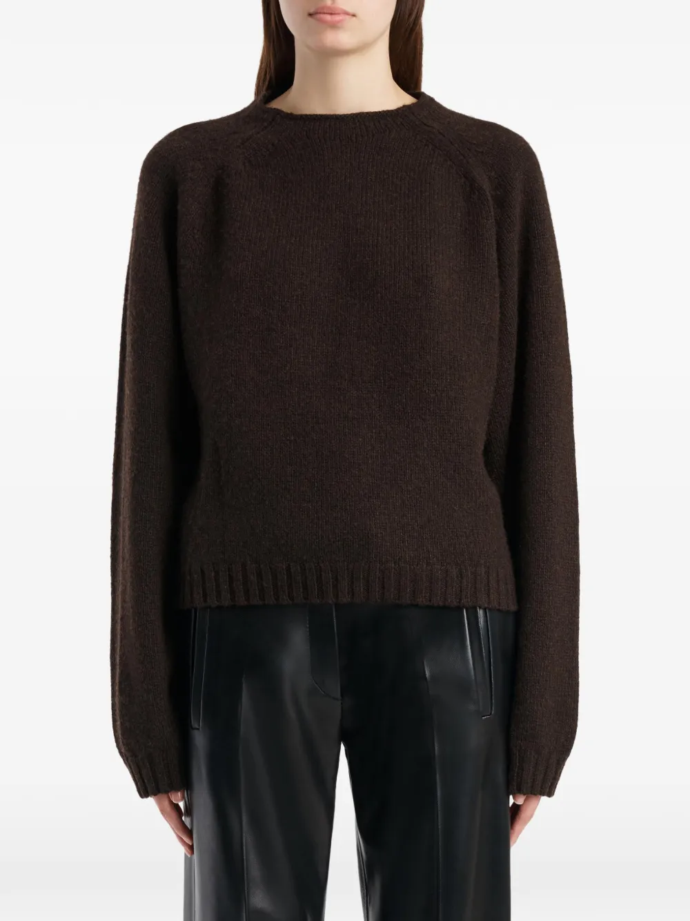 KHAITE Simone sweater - Brown