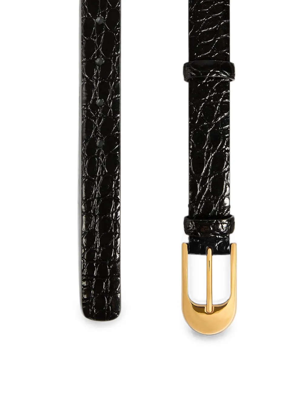 Khaite Dome Belt In Black