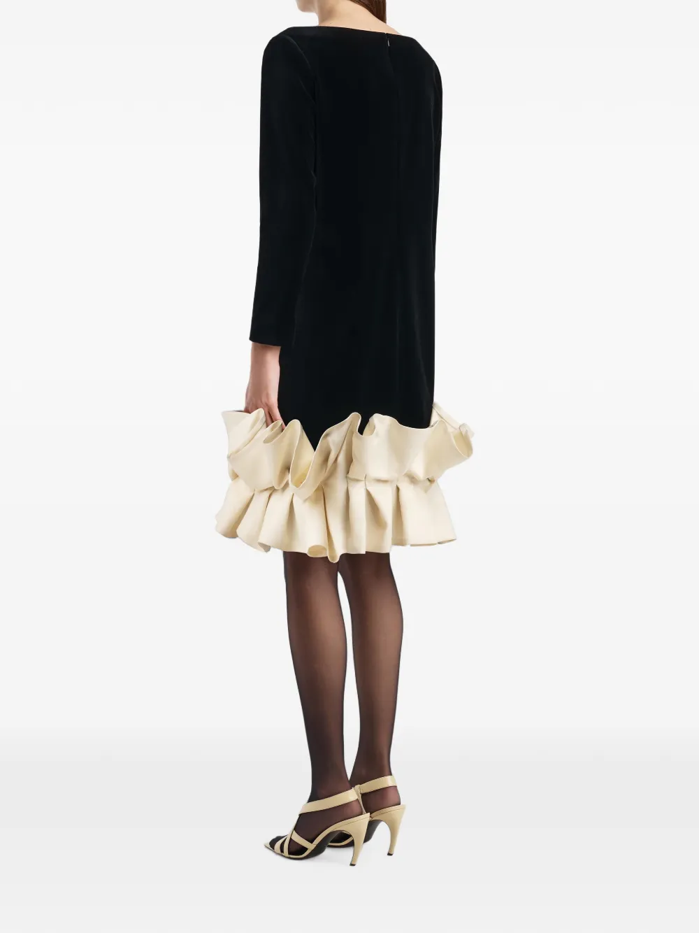 KHAITE Valetta mini-jurk Zwart