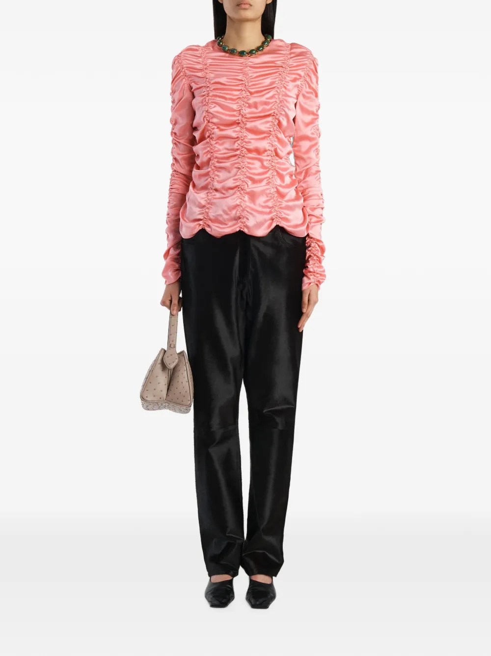 KHAITE Rory top Roze