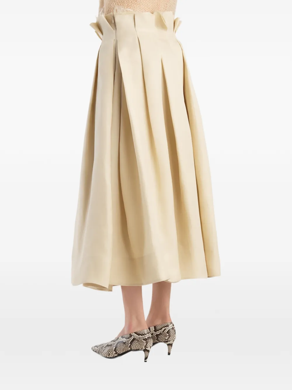 KHAITE Astrid rok Beige
