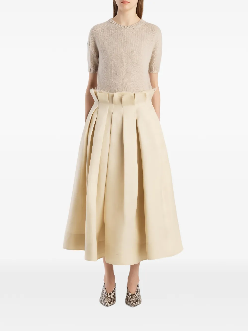KHAITE Astrid rok Beige